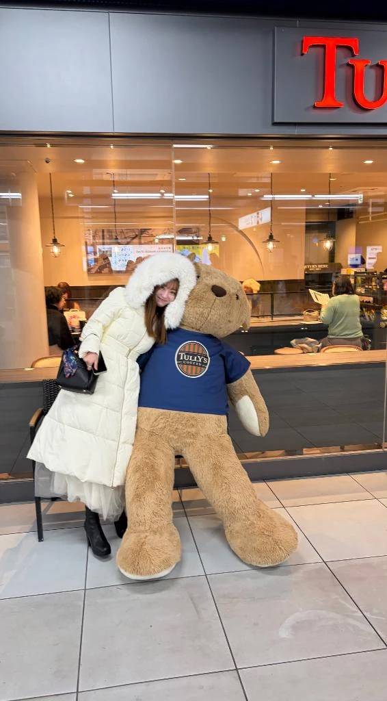 見て見てくまさん🧸