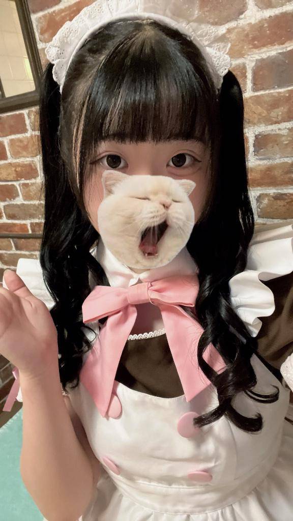念願のメイド服??