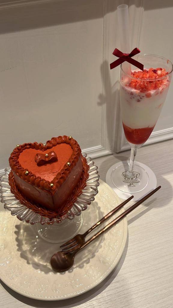 レッドベルベットケーキを食べたよ?