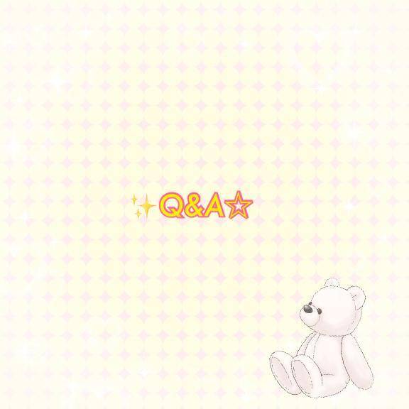 Q&A💫