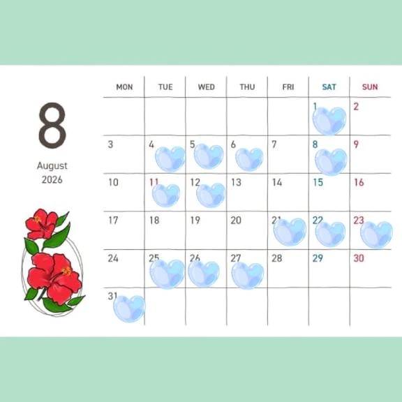 8月シフト