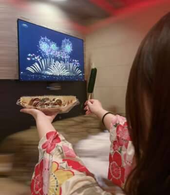 コスプレで夏祭り気分？？
