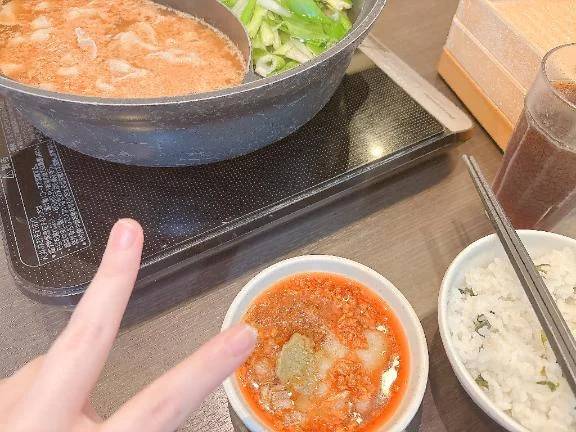 お休みだからしゃぶしゃぶ行ったよ☘️