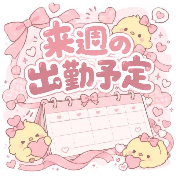 🐣‪ことりの出勤予定♡♡