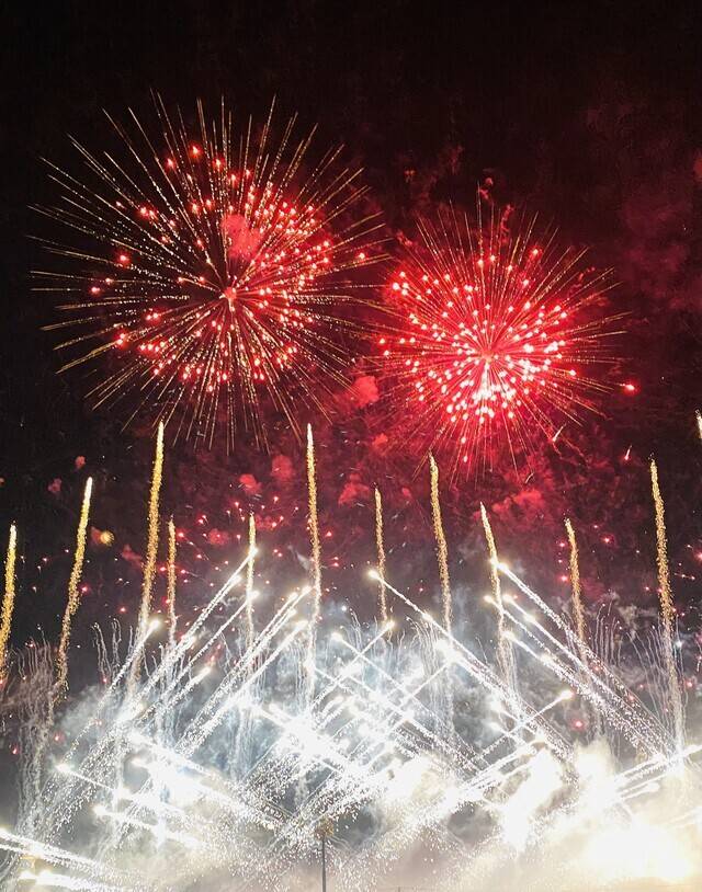 花火見に行ったらサプライズが🎆🩷