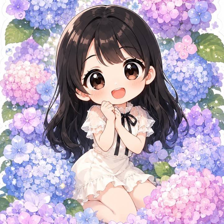 紫陽花に癒されて?