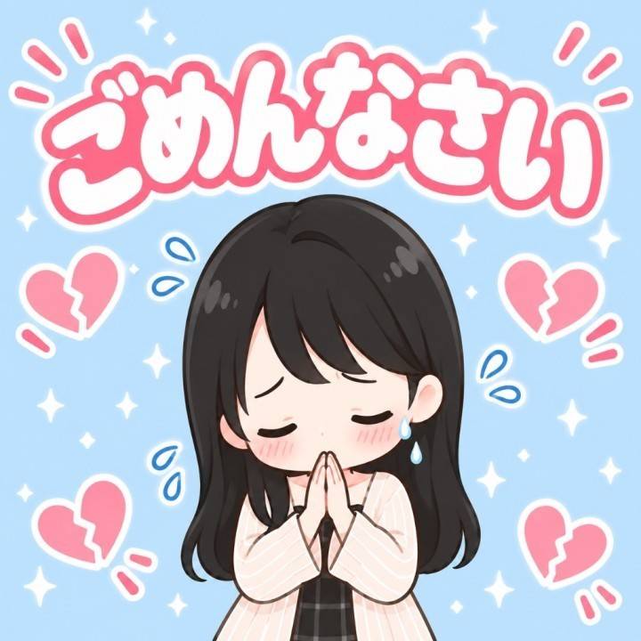 ごめんなさい?
