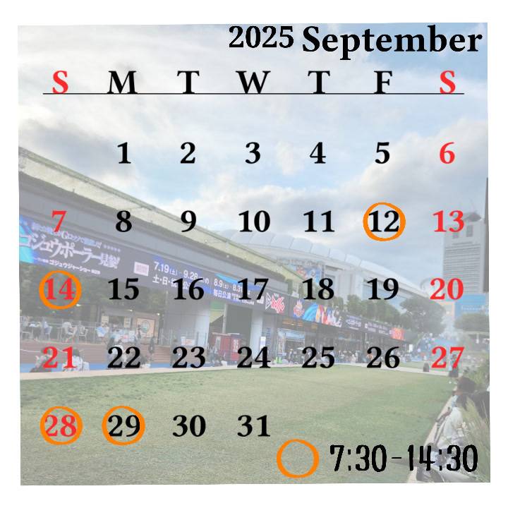 【9月後半🔔】