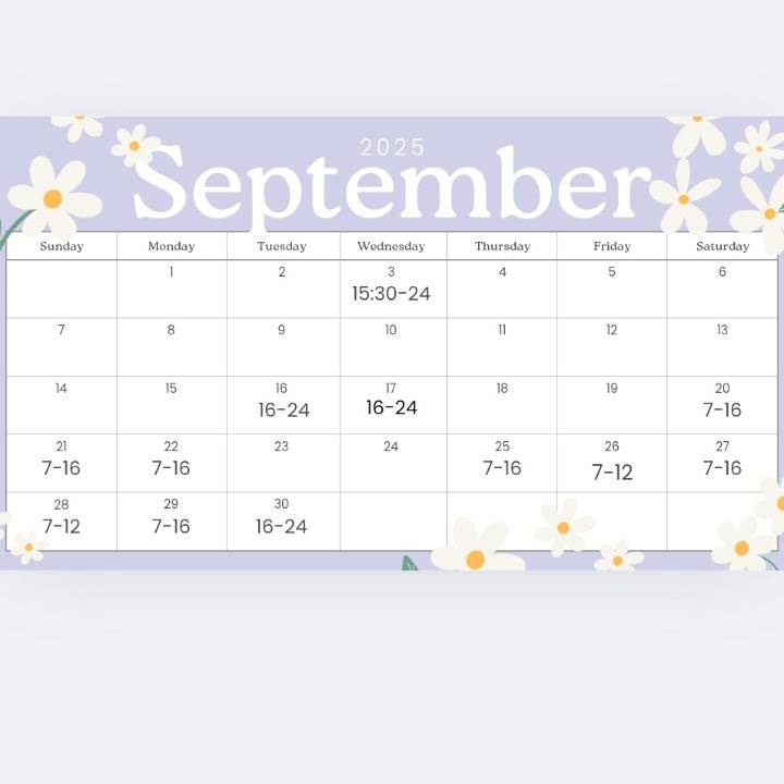 21日、22日16時までに変更させていただきました