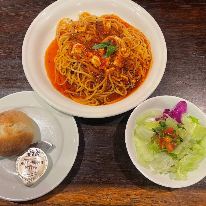 仕事終わりに爆食🍝