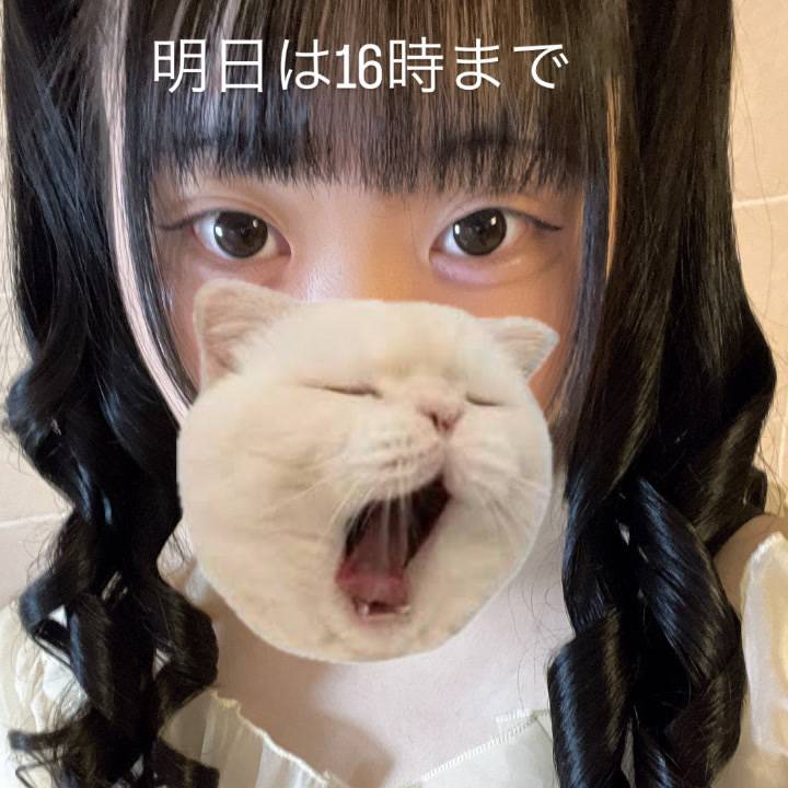 明日は16時までいるよ🎶