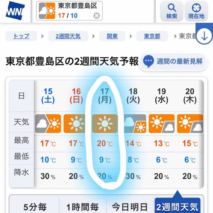 気温の乱高下🍂❄