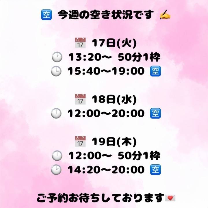 今週の🈳状況✍️💖