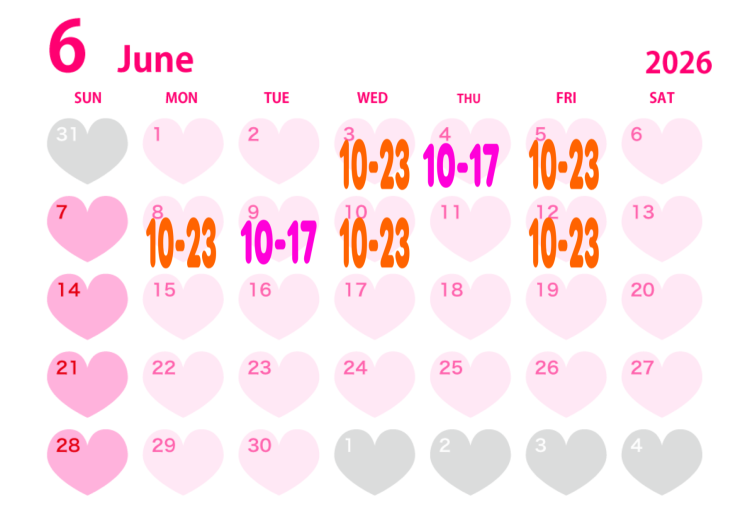 6月…💖