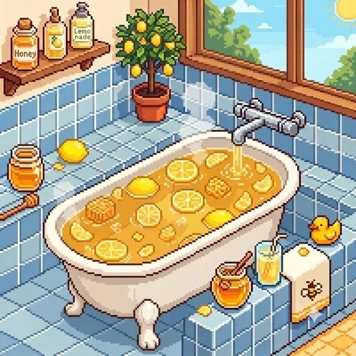 トロトロお風呂タイム🍋