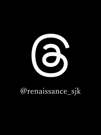 ルネッサンス公式Threadsアカウントはコチラ(ルネッサンス)
