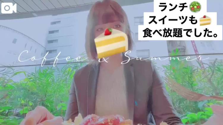 💛🍰もぐもぐ…🥗💚