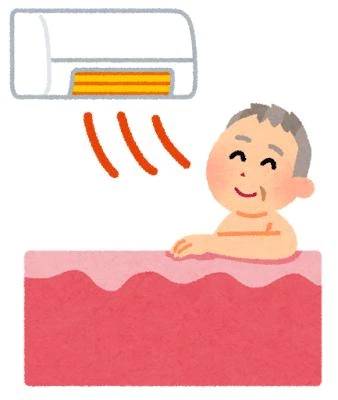 冬のお風呂で立ちすぎてる（鳥肌🥶）