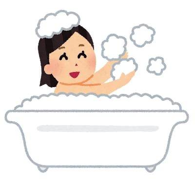 泡風呂のナカで……