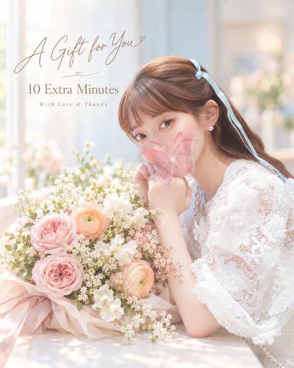 ♡ ありがとうを、10分の贈りものに ♡