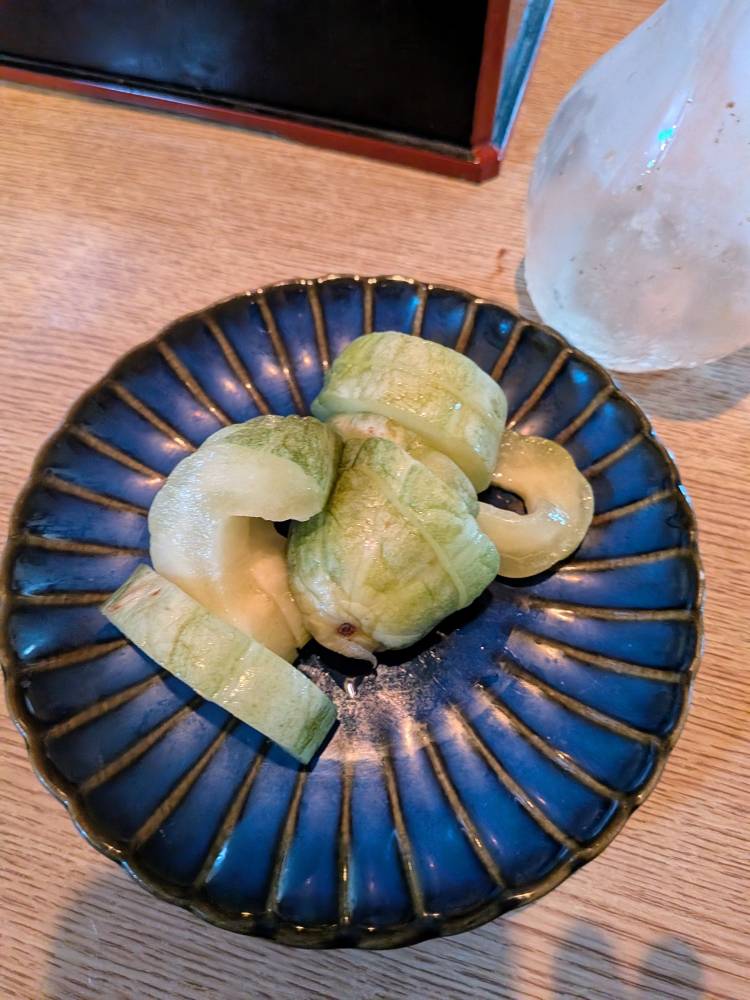 白瓜の漬物
