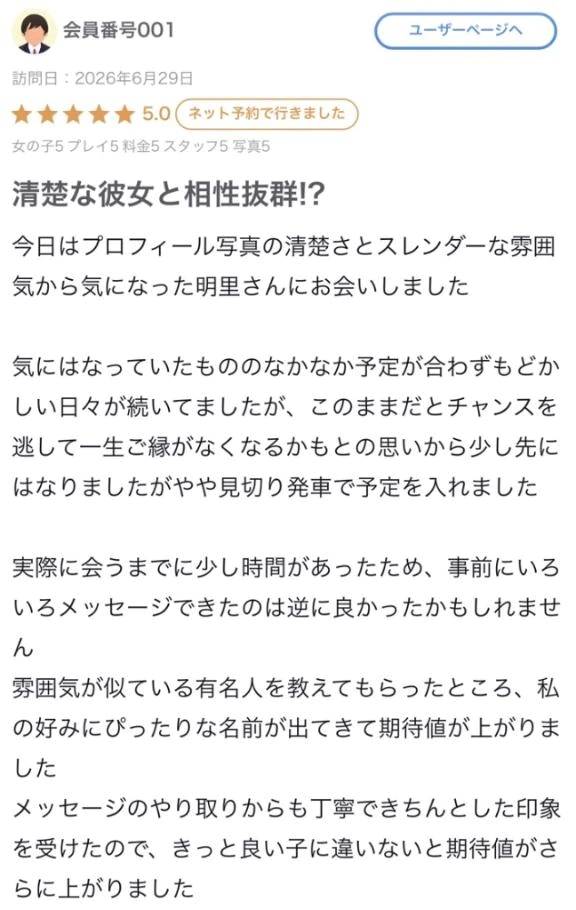【お礼写メ日記】口コミありがとうございます🌷