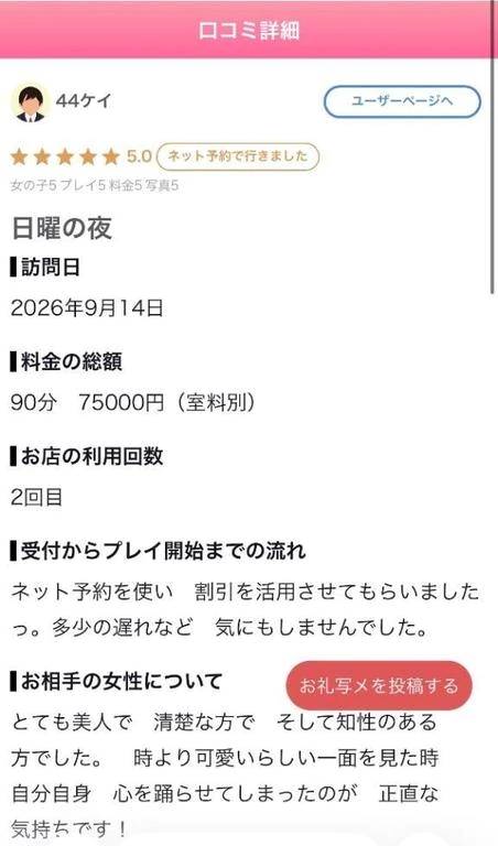【お礼写メ日記】44ケイ様💗