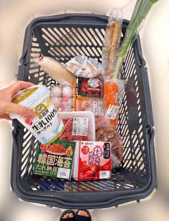 買い物かごの中身は