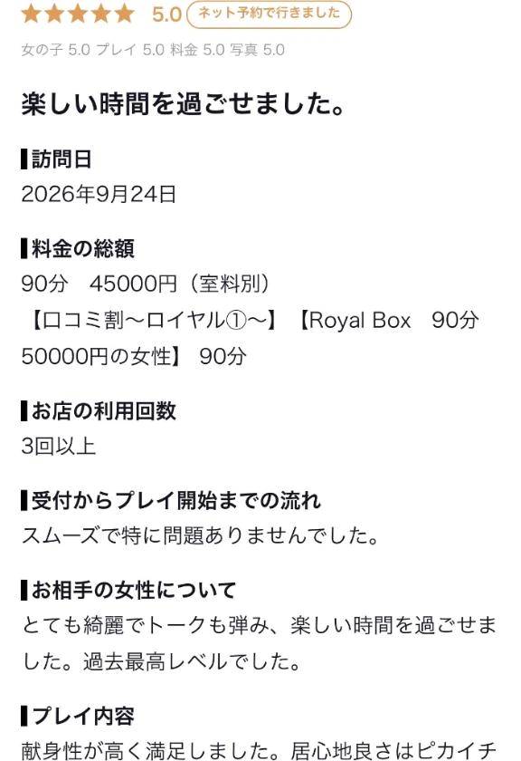 【お礼写メ日記】
