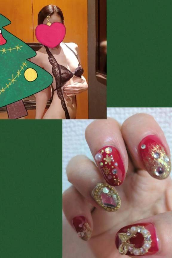 クリスマスネイル