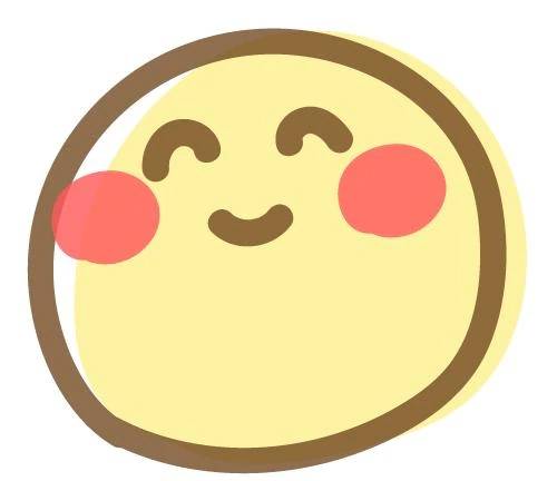 にっこり