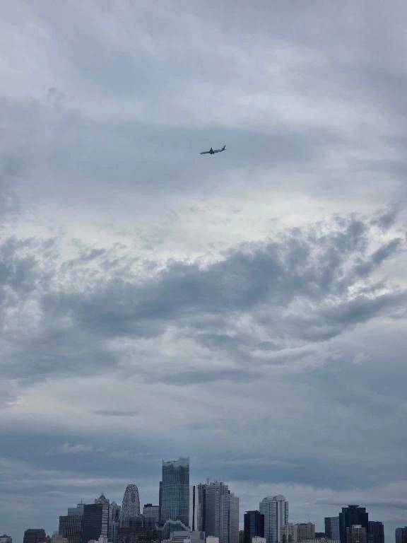 また白い空✈️