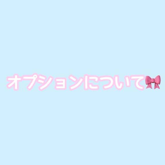 🩵オプションについて🎀