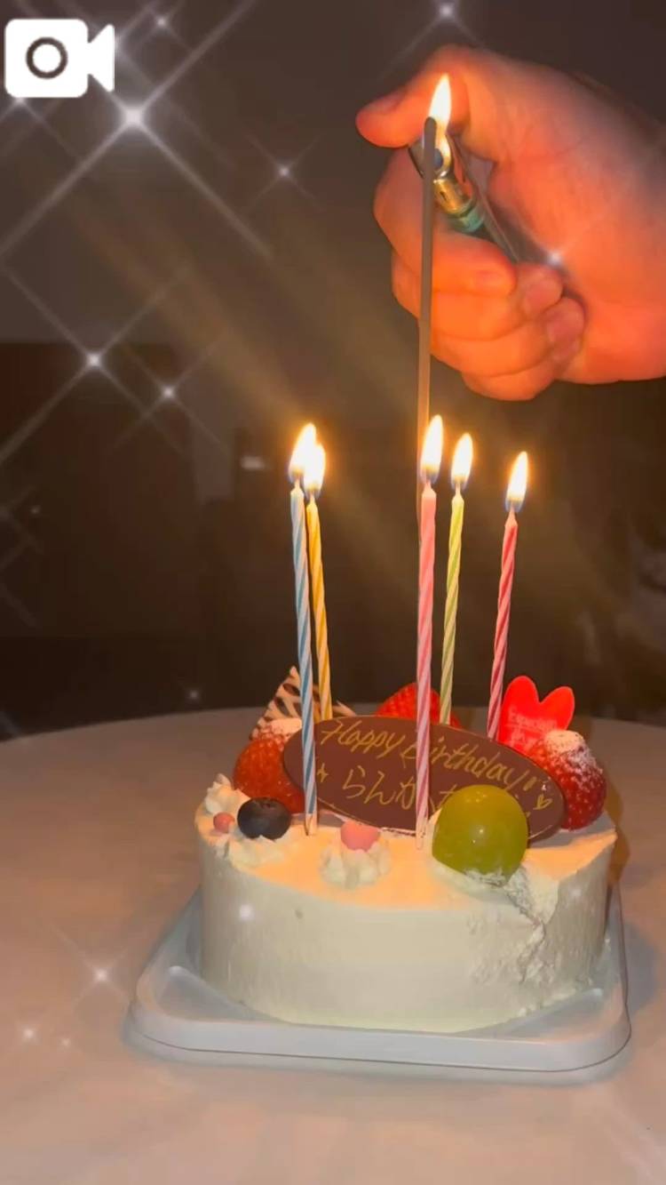 【抱負】スタッフさんから🎂😭