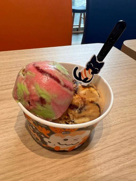 倒れてるときは、アイスが食べたくなる