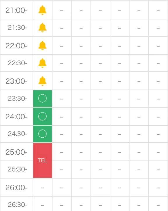 出勤時間伸ばしました！