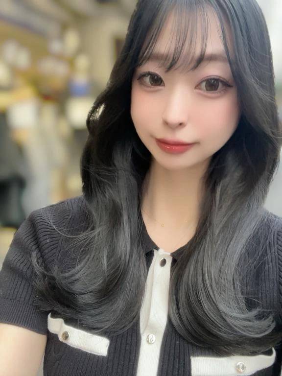 髪染めた
