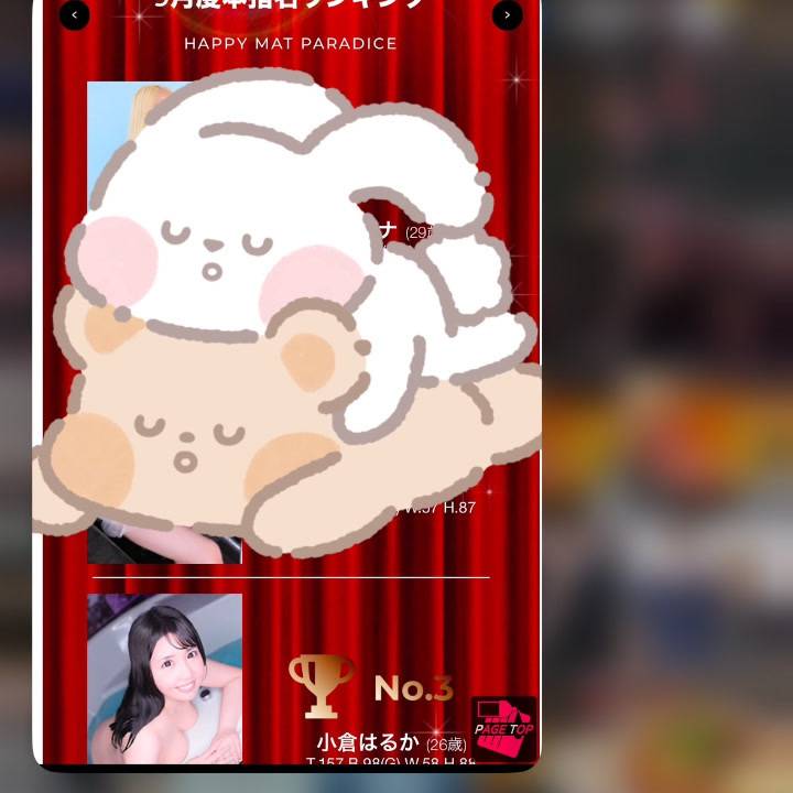ランキングのお礼。