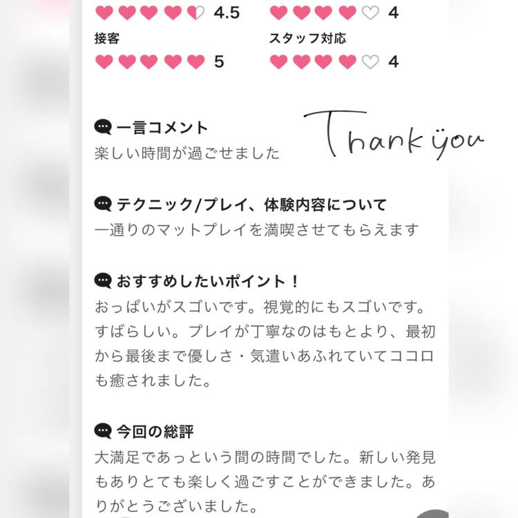 口コミありがとう🤍🪽