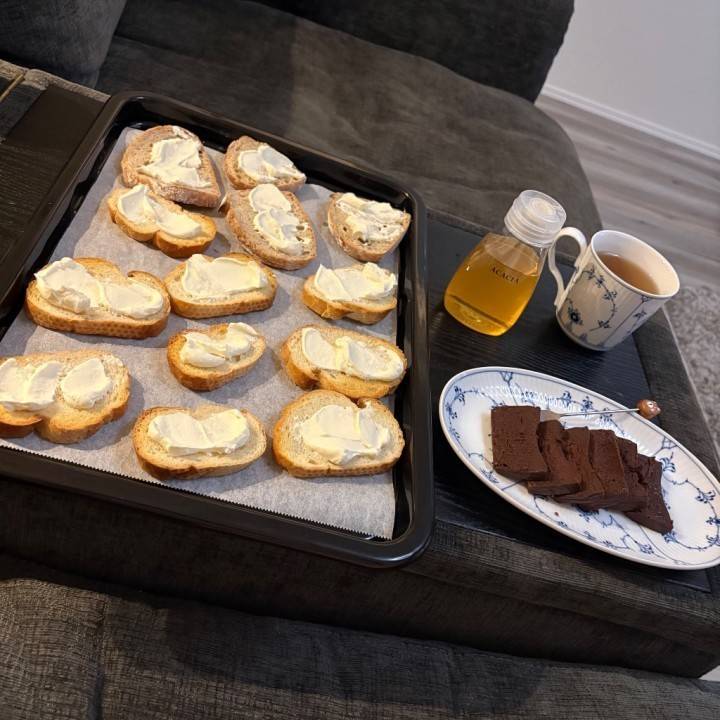 お夜食の甘いものとシメ