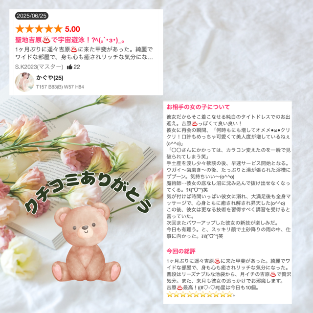 口コミありがとう！