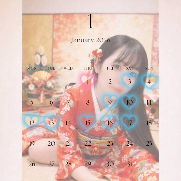 1月シフト🌸
