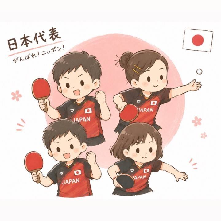卓球見てたら寝れない🏓💓