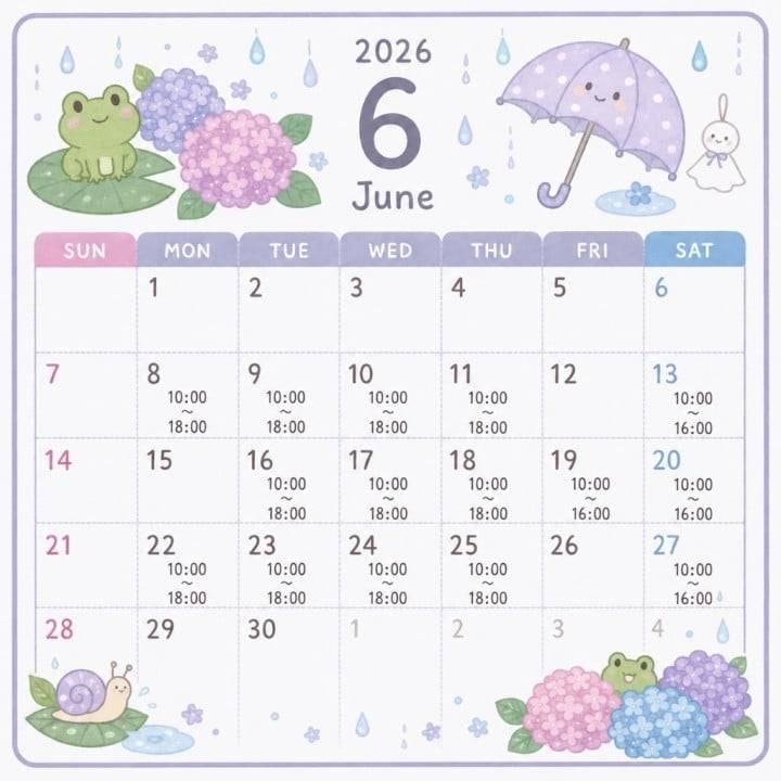 6月のご予約スタート🐰💘🫧