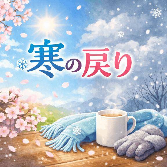 寒の戻り🥶