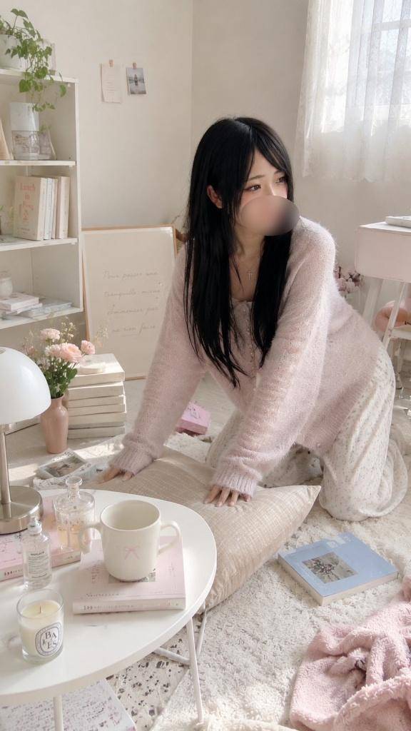 深夜の模様替え欲、危険😂🛋️