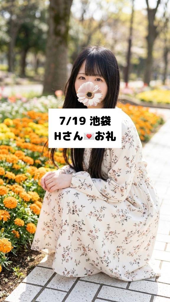 7/19💌池袋 Hさん