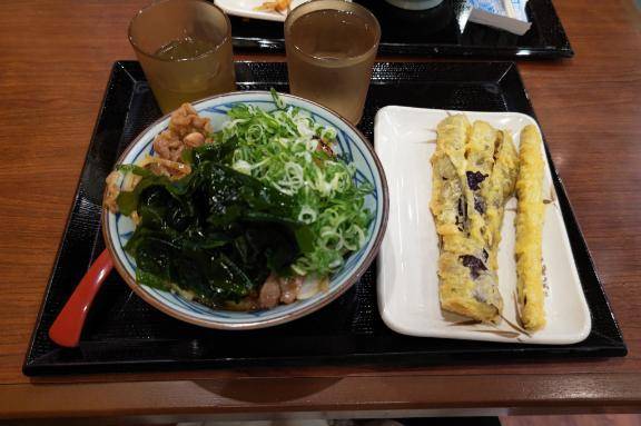 夏はぶっかけうどん😊