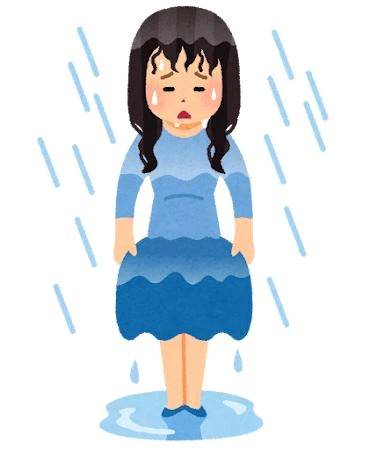 昨日の雷雨⛈️