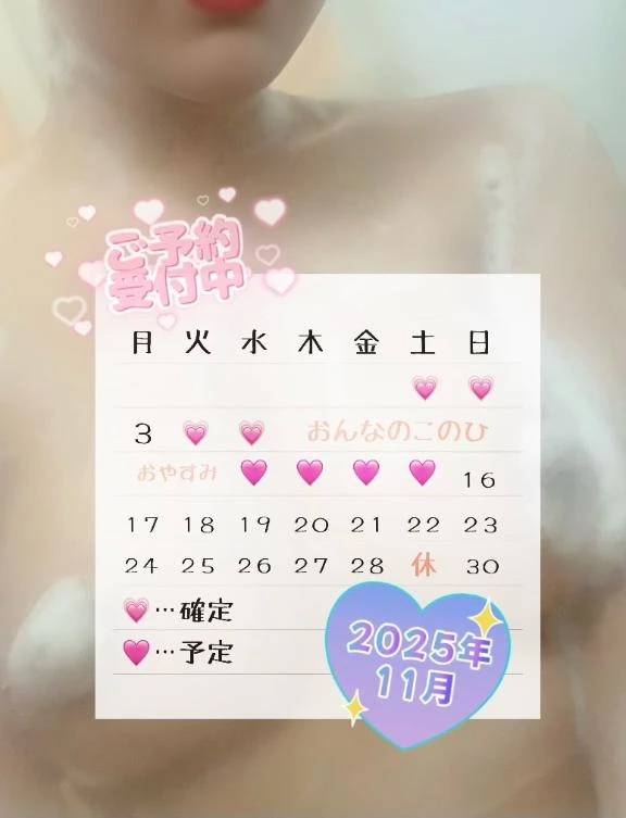 💗11月の予定💗